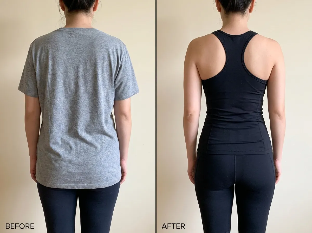 Back and Waist Sculpting Result