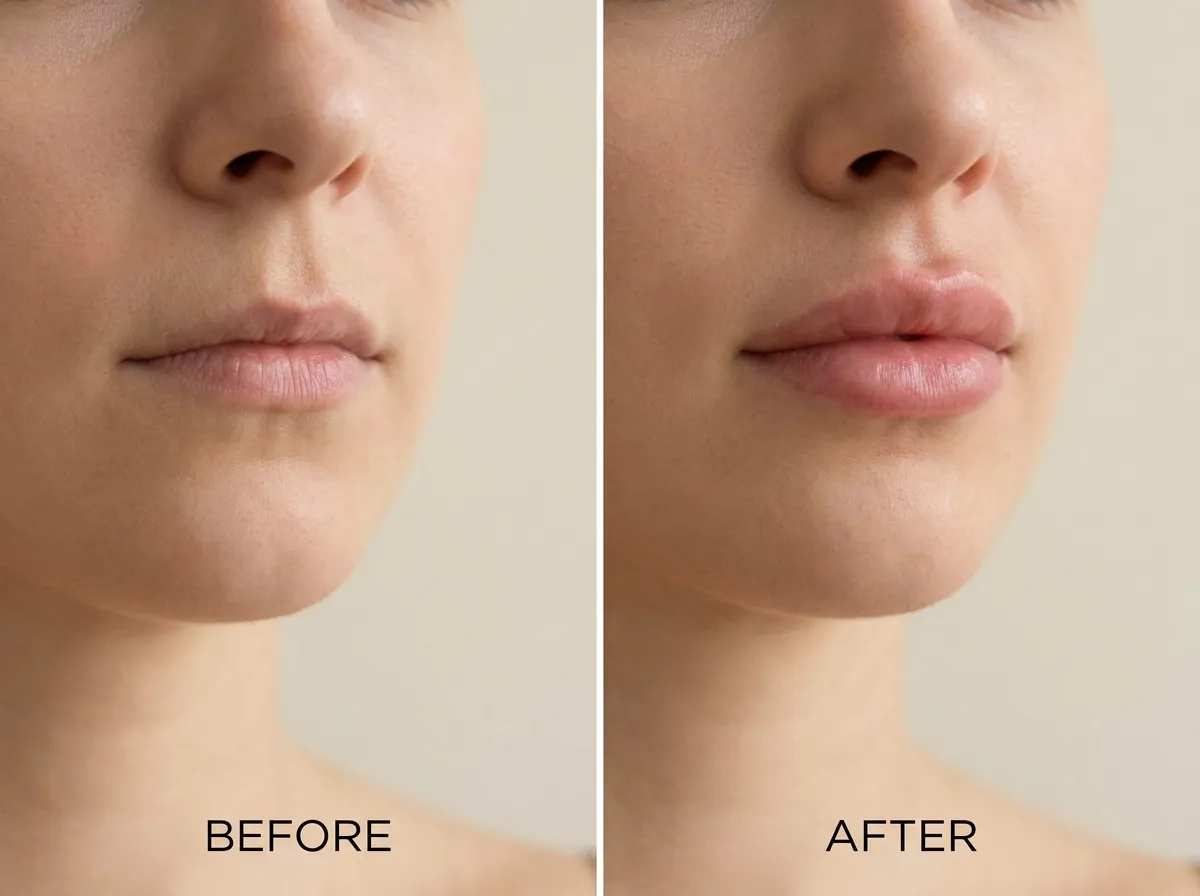 Lip Fillers Result